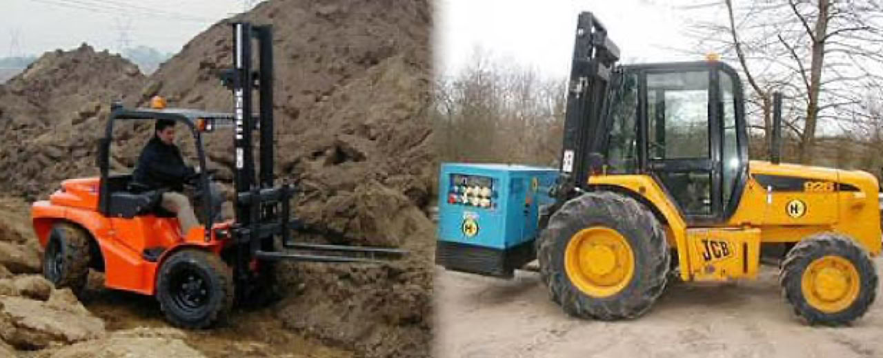 Rough Terrain Masted Fork Lift Truck Training Courses, Kent, Essex, South East, UK